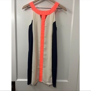 Judith March colorblock sleeveless dress. Size large.